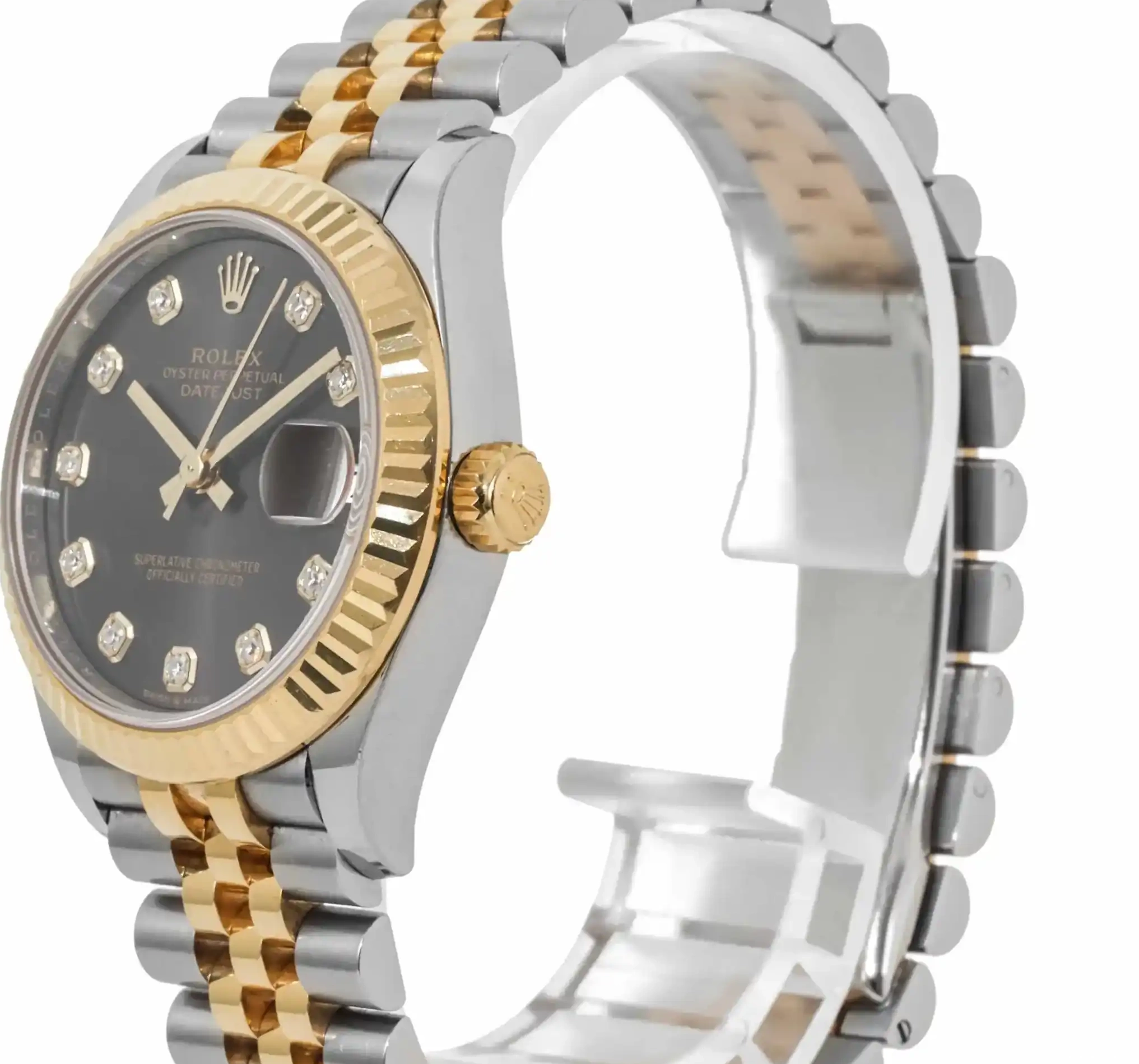 Prestigious Jewelers Gold Steel Rolex Stainless Datejust 278273 & 0519